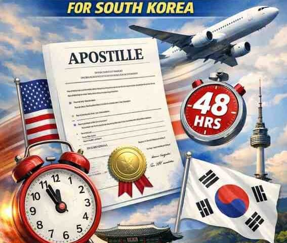 48-Hour Apostille Rescue for South Korea