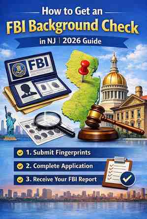 How to Get an FBI Background Check in NJ | 2026 Guide